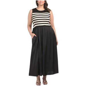 TAYLOR Plus Mixed Media Dress
